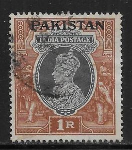 Pakistan 14 1r KGVI Used