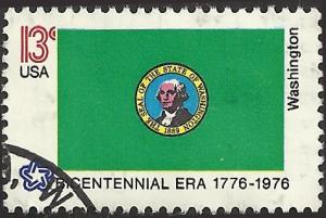 # 1674 USED STATE FLAG WASHINGTON