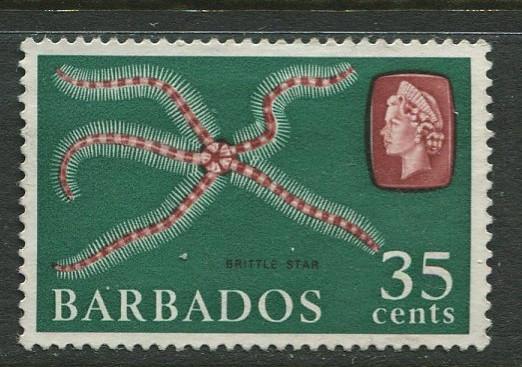 Barbados - Scott 277- QEII Pictorial Definitives - 1965 -Used -Single 35c Stamps