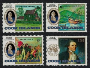 Cook Is. Captain Cook's Cottage 4v 1984 MNH SG#998-1001