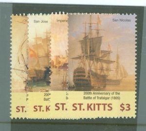 St. Kitts #632-635 Mint (NH) Single (Complete Set)