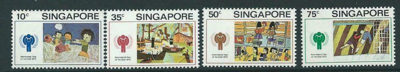 SINGAPORE SG356/9 1979 YEAR OF THE CHILD  MTD MINT