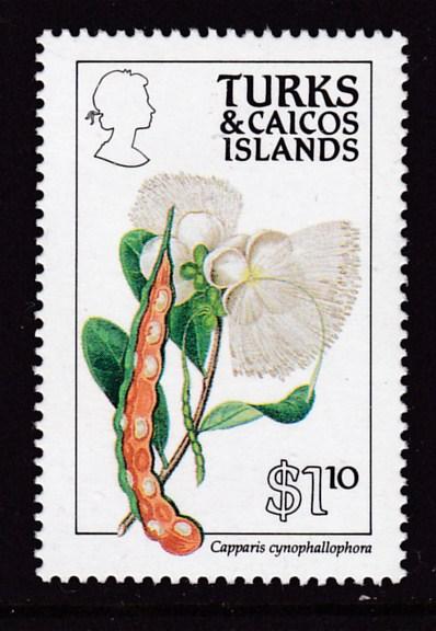 Turks & Caicos Islands 1990 Flowers complete (16) perf. 14  XF/NH(**)