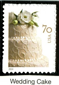 SCOTT 4867 WEDDING CAKE   MNH  READ  PRICE INCREASE BASED ON CENTERING