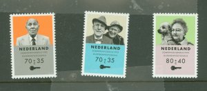 Netherlands #B671-B673 Mint (NH) Single (Complete Set)