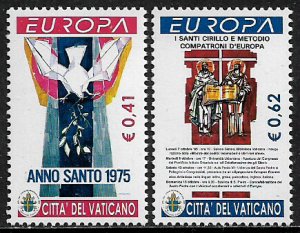 Vatican City #1239-40 MNH Set - Europa