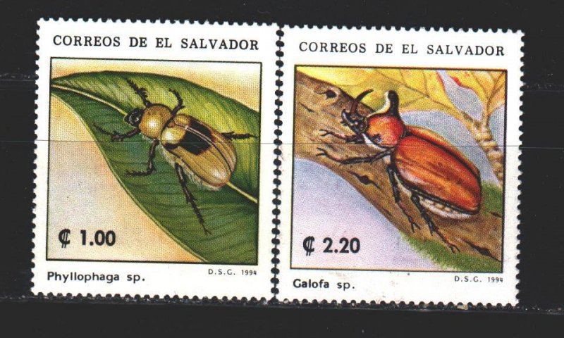 Salvador. 1994. 1961-62 from the series. Insects. MNH.