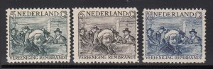 Netherlands #B41-43 Mint B41 hinged, B42-43 NH