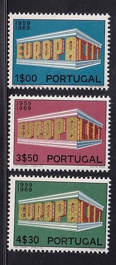 Portugal  #1038-1040  MNH  1969  Europa