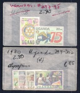 UGANDA (35) All Diff Complete Sets ALL Mint Never Hinged