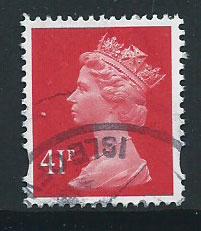 GB Machin 41p QE II  SG Y1714  Fine Used