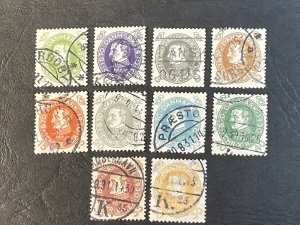 DENMARK # 210-219-USED-----COMPLETE SET------1930