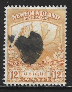 NEWFOUNDLAND - #123 - 12c TRAIL OF THE CARIBOU USED STAMP UBIQUE