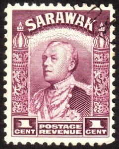 1934, Sarawak 1c, Used, Sc 109