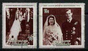 Cook Islands - Aitutaki 1972 Royal Silver Wedding perf se...