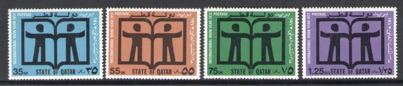 1972 QATAR, SG n. 411/14 - International Book Year - MNH**