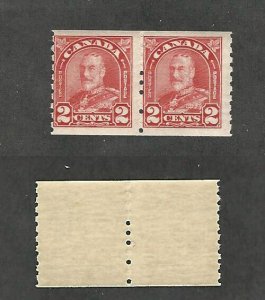 Canada, Postage Stamp, #181 Pair Mint NH, 1930