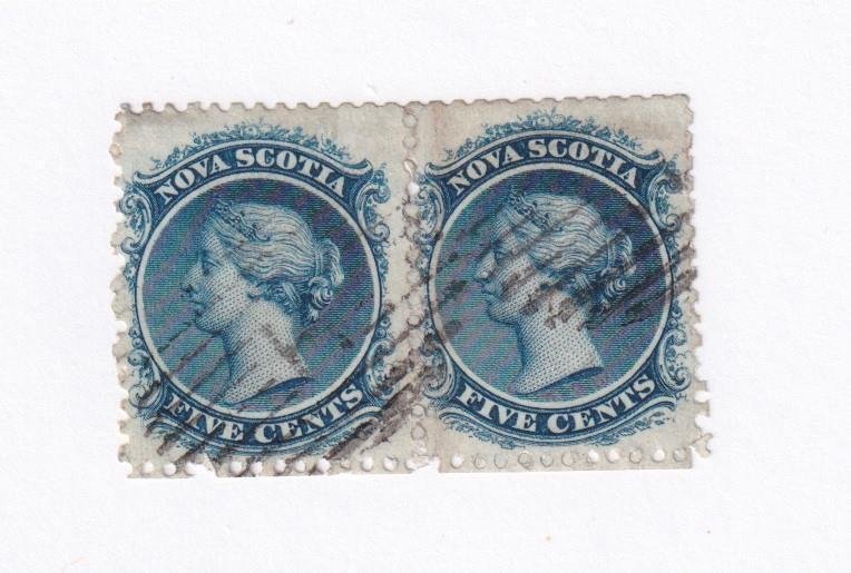 NOVA SCOTIA # 9-11 VF-MNH,MLH,MH,USED QUEEN VICTORIAN ISSUES CAT VAL $260