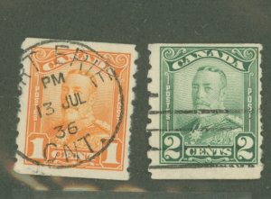 Canada #160-161  Multiple