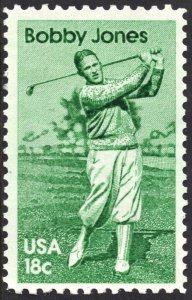 SC#1933 18¢ Bobby Jones Single (1981) MNH