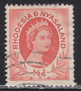Rhodesia & Nyasaland 141 Queen Elizabeth II 1954