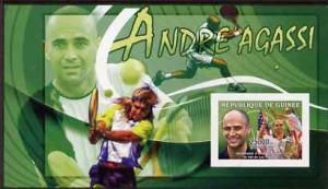Guinea - Conakry 2006 Sporting Stars imperf s/sheet #1 co...