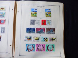 Philippines 1960-1973 Stamp Collection on Scott International Album Pages