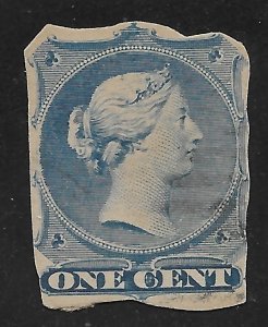 Canada #UX2 1c Queen Victoria