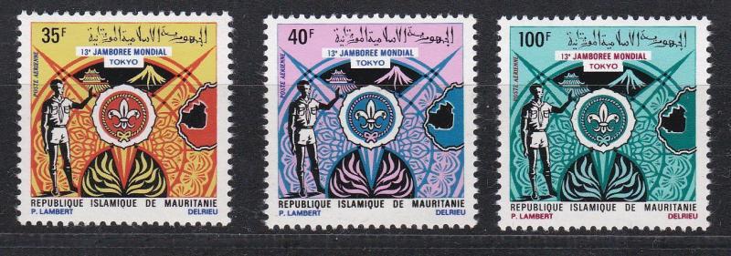 Mauritania 1971 13th World Boy Scouts Jamboree Japan Tokyo Organizations Stamps