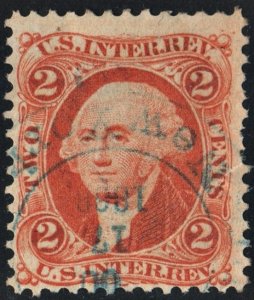 R15c 2¢ Revenue: Internal Revenue (1862) Used/CDS