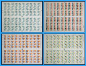 1977 Chemistry Full Set of Full Sheets UNMOUNTED MINT/MNH