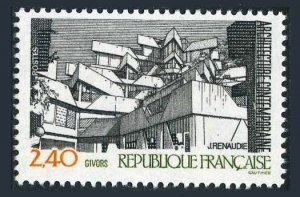 France 1972, MNH. Michel 2495. Contemporary Architecture by Jean Renaude, 1985.