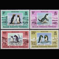 BR.ANTARCTIC TERR. 1979 - Scott# 72-5 Penguins Set of 4 NH