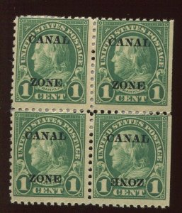 Canal Zone 71b ZONE INVERT Overprint Error Mint Stamp BY2168