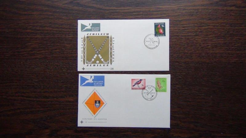 South Africa 1965 1973 FDC x 10 Langenhoven Antarctic Communications Bible etc 