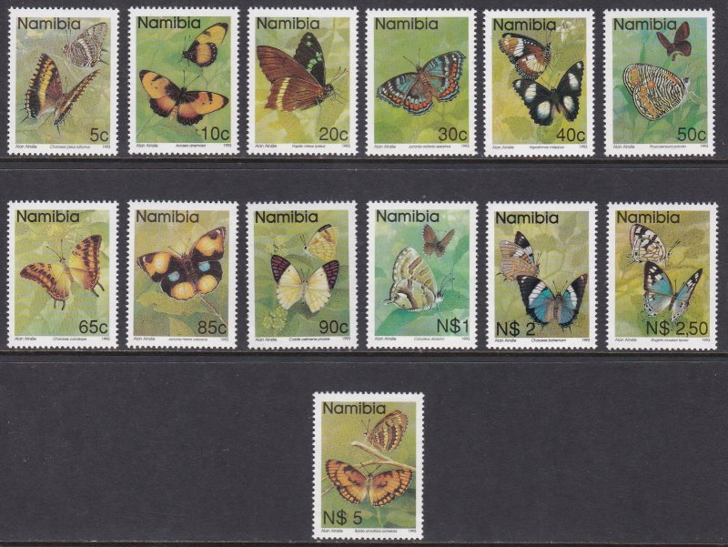 Namibia, Fauna, Butterflies MNH / 1993