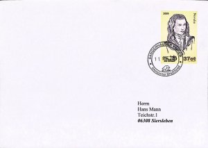 Germany Local Post Private Post Mail Carriers IHR Kurier Novalis poet