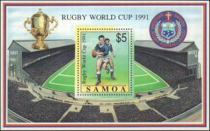 Samoa #792, Complete Set, 1991, Sports, Never Hinged