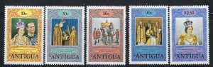 Antigua 508-12 MNH 1978 QEII Silver Jubilee (fe4761)