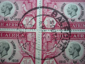 Stamps - South Africa - Scott# 69 - Used Block of 4 Stamps