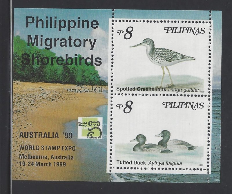 2606c Migratory Shorebirds/AUSIPEX '99 CV$5