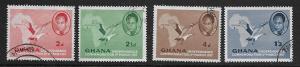 Ghana  Scott 1-4  Used  Complete