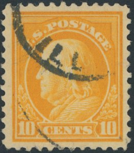 US 510 10 cent Franklin; Used; Illinois cancel -- See details and scans