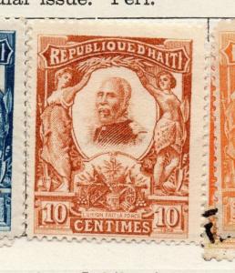 Haiti 1904 Early Issue Fine Mint Hinged 10c. 100916