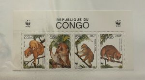 Souvenir Sheet Congo Scott #1134 nh