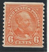 US Cat # 723, James Garfield, M-H*-