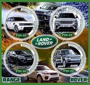 Stamps. Cars. Land Rover  2019 year 1+1 sheets perforated