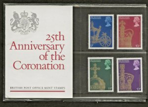 1978 25th ANNIVERSARY OF THE CORONATION PRESENTATION PACK 101