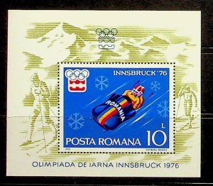 ROMANIA Sc 2602 NH SOUVENIR SHEET OF 1976 - OLYMPICS