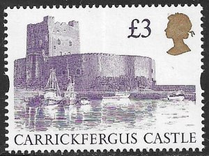 GREAT BRITAIN 1992-95 £3.00 CARRICKFERGUS CASTLE Sc 1447A MNH